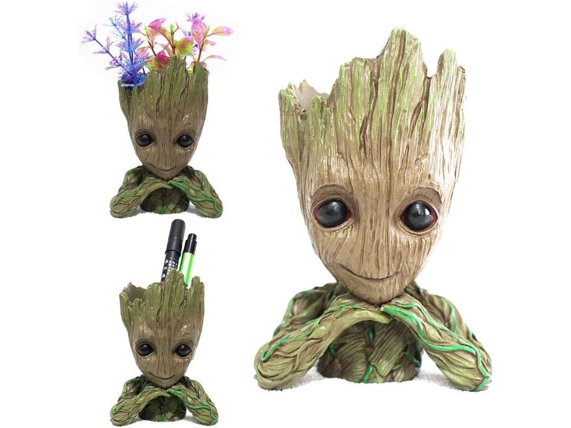 Jarrón Con Forma De Hombre Árbol, Portalápices, Decoración Grande Para Acuario, Regalo Para Niños