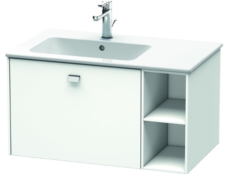 Neceser de pared DURAVIT Brioso 82,0 x 47,9 cm 1 extraíble estantería lateral lavabo a la izquierda para lavabo ME by Starck 234583