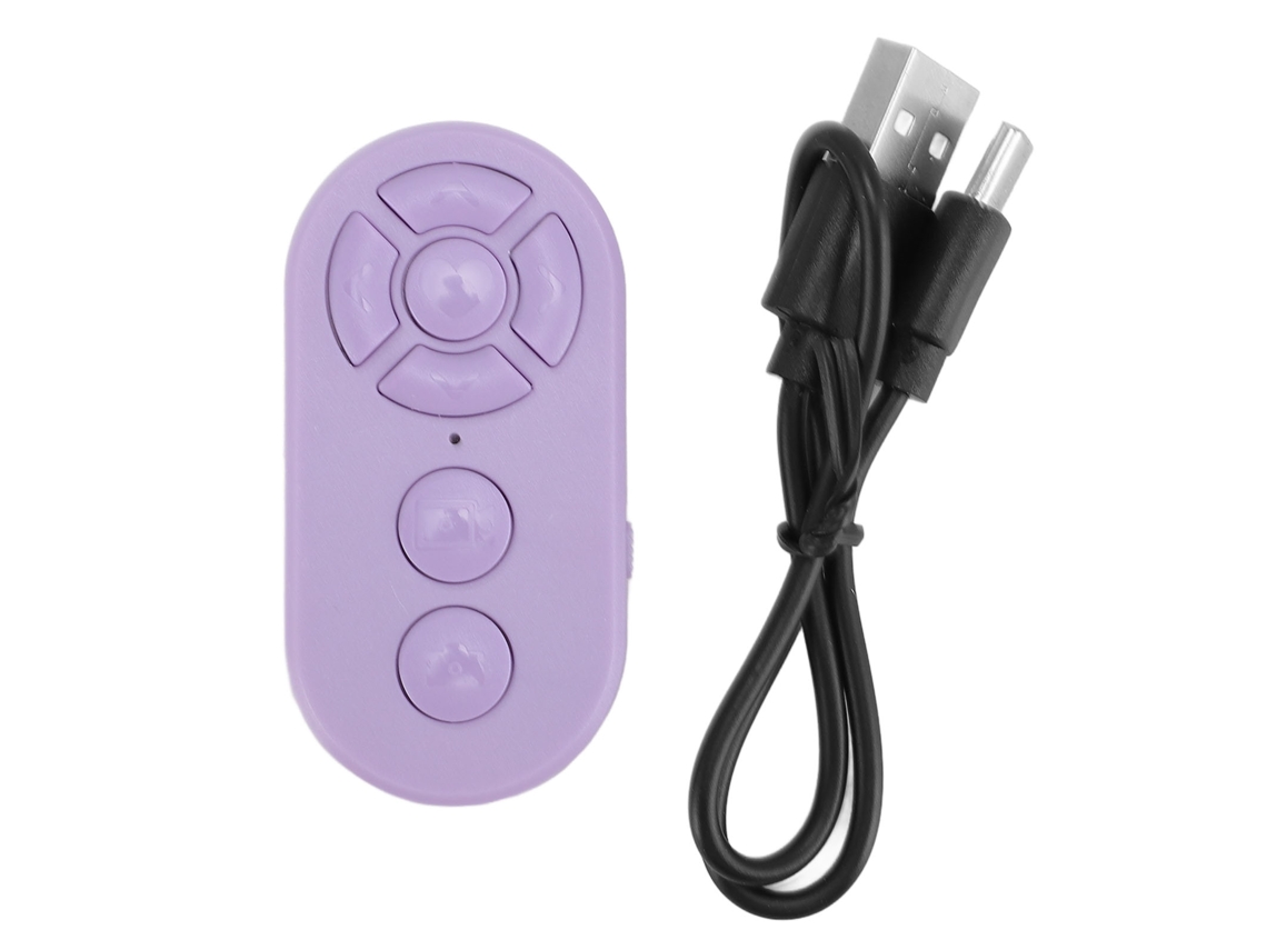 Control Remoto Bluetooth Para Desplazamiento De Páginas Y Obturador De Cámara Para Teléfono