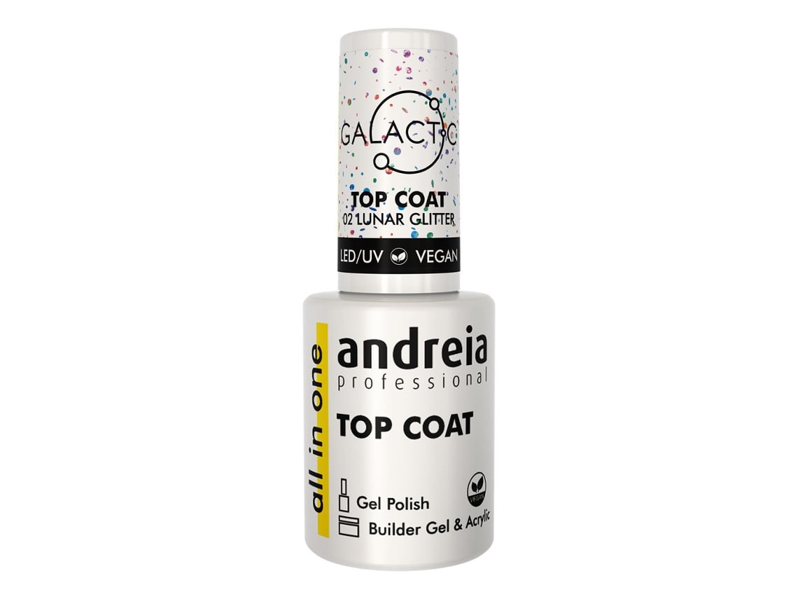 Andreia Top Coat Galatic 02 Lunar Glitter