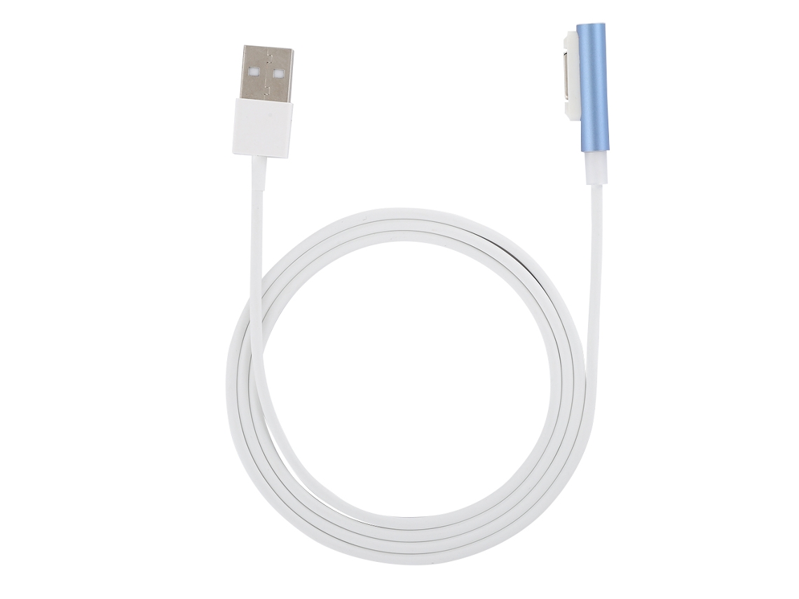 Cable De Datos De Carga Luminoso Magnético Línea De Alimentación Para Sony Xperia Z1/z2/z3azul