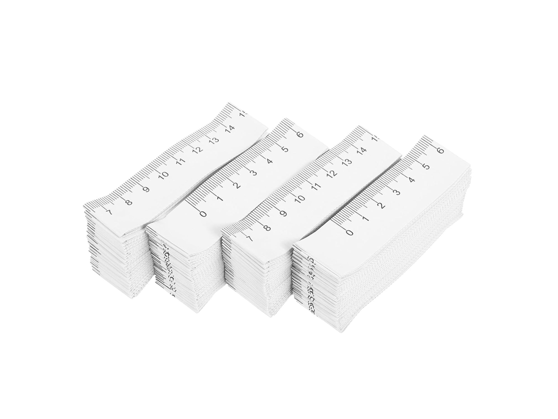 Paquete De 100 Cintas Métricas De Papel Desechables, 1 Metro, Regla De Medición Precisa Para