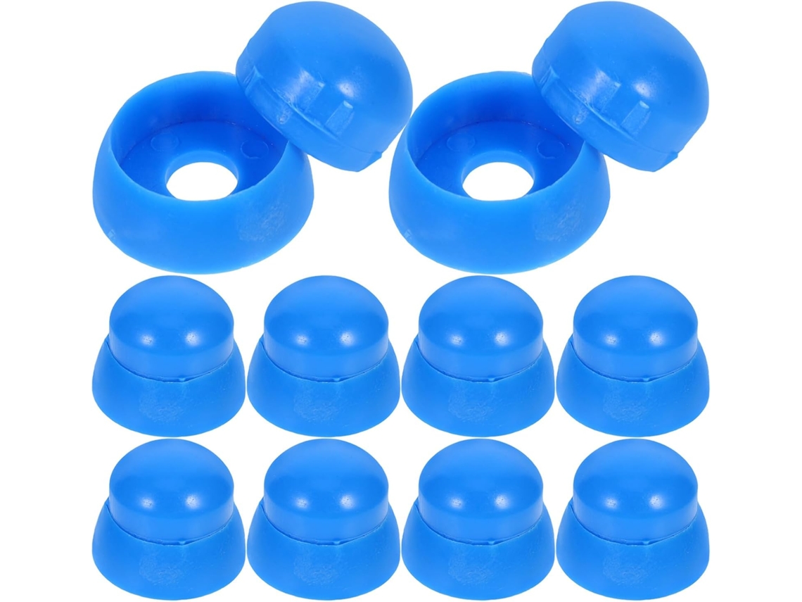 Tapas De Plástico Para Tuercas De Equipos De Juegos, Paquete De 10 Unidades, Azul Oscuro