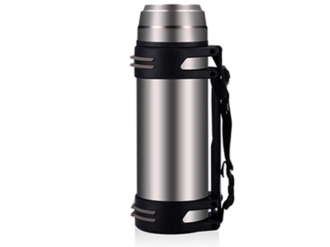 Botella De Agua Para Exteriores De 2000 Ml Con Aislamiento Térmico De Acero Inoxidable 304 Para Camping Y Deportes.
