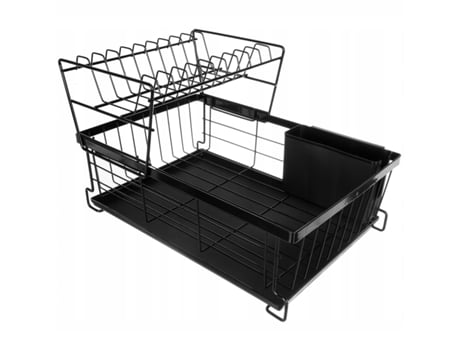 Escurreplatos en 2 niveles - Black Design
