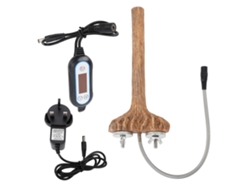 Percha Calefactora Para Loros Con Control Inteligente De Temperatura, Resina, Jaula De Invierno, 100-240 V, Enchufe Británico.