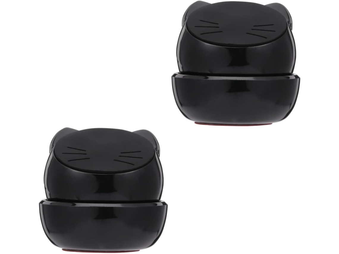 Juego De 2 Soportes Magnéticos Para Teléfono De Coche Con Forma De Gato Y Giratorios.