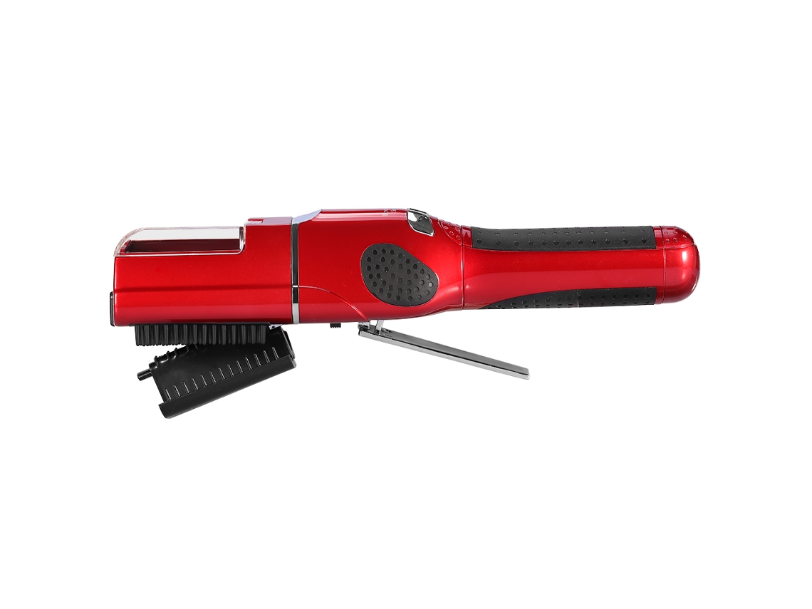 Kit profesional de cortapelos automático para puentes rotos y cabello dañado, estilo rojo.