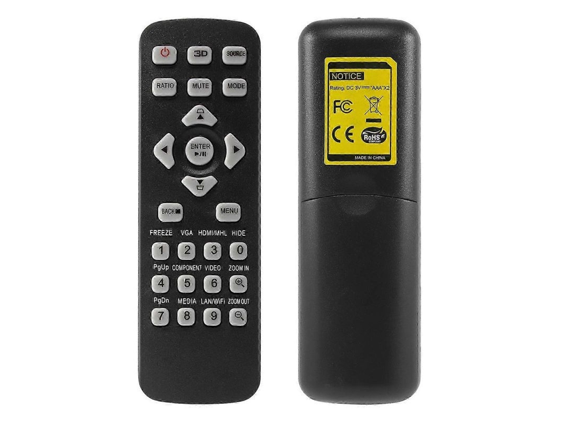 Control Remoto Acer T-2501 Para Proyectores X1123h X118 X118ah X118h X1223h X128h X1323wh X138wh X168h