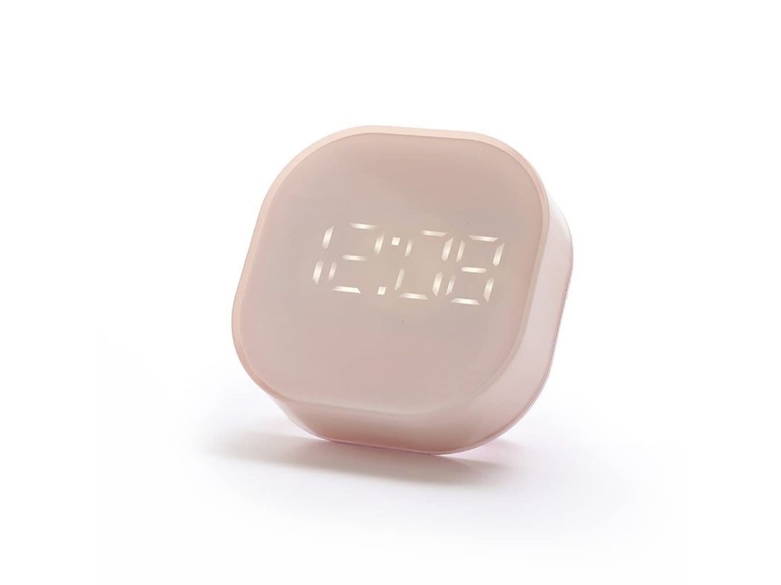 2026-reloj Despertador Silencioso Con Sensor De Temperatura Inteligente Y Alarma Doble Para Mesita De Noche