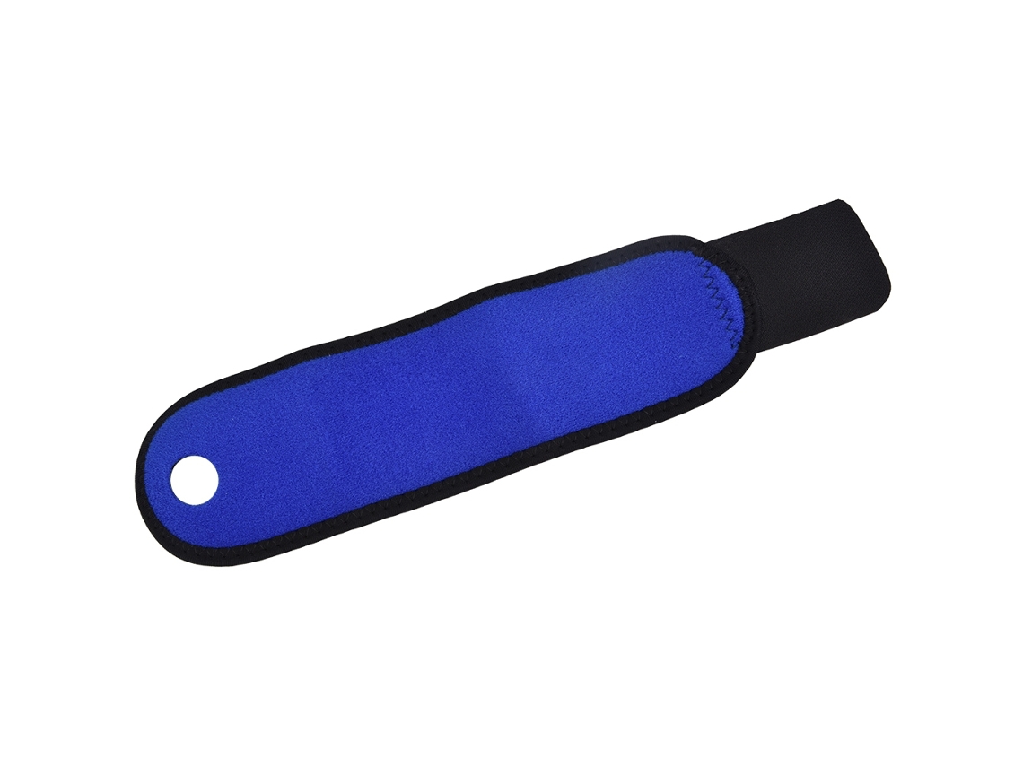 Muñequera deportiva Blue Gym para levantamiento de pesas