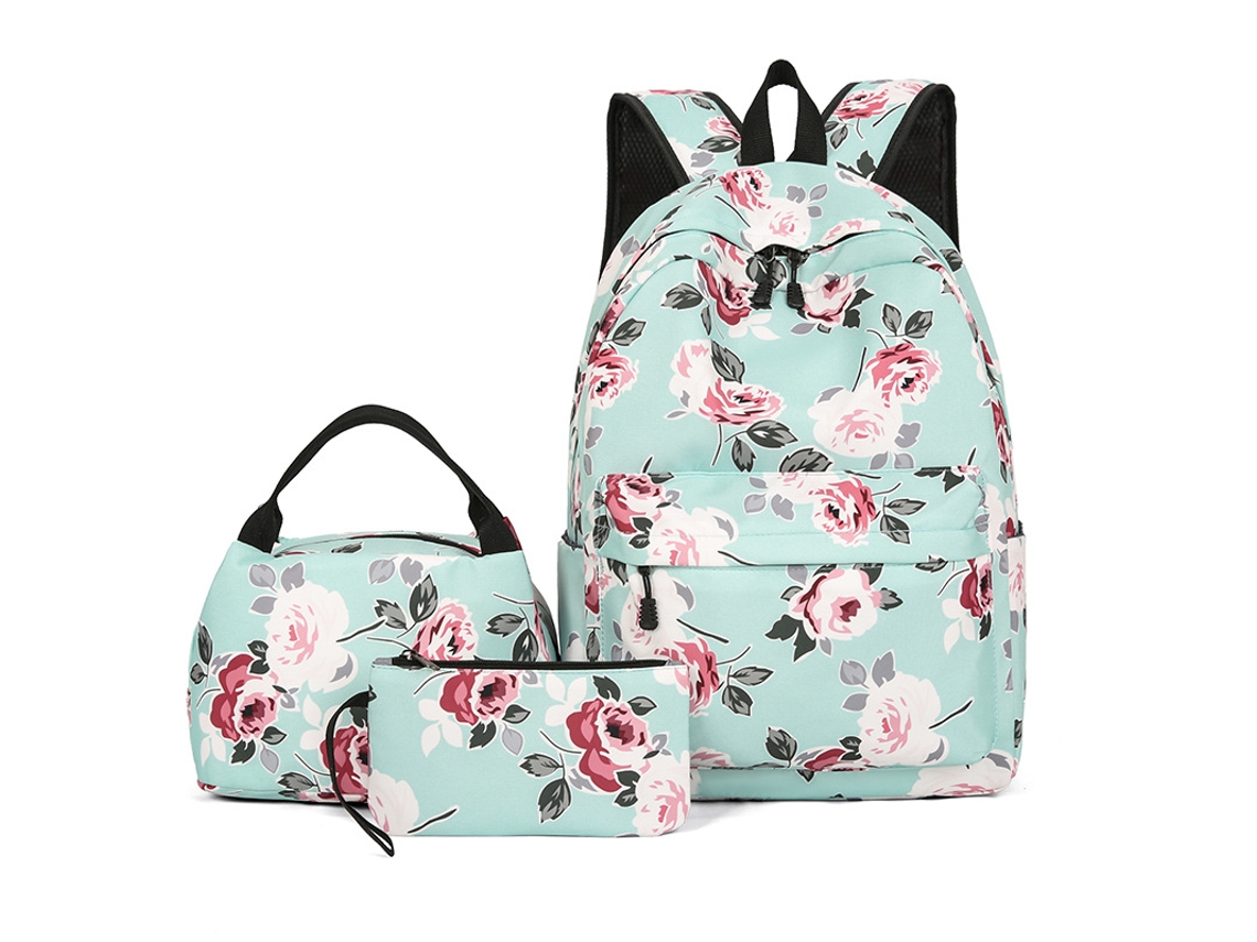 Mochila de tres piezas con gran capacidad y aislamiento térmico.