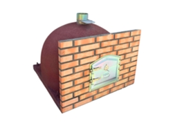 Horno de Cemento de 100cm, con Artefactos de Pared y Tubo