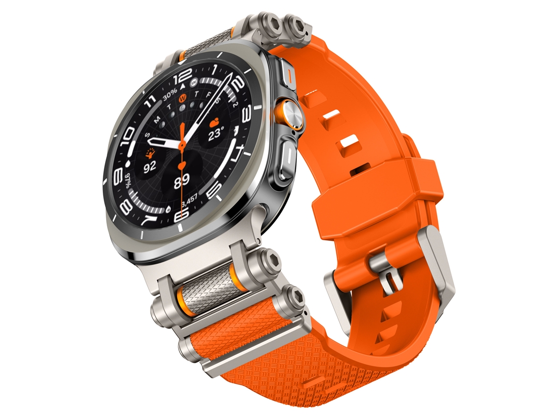 Correa para Samsung Galaxy Watch 7 Ultra de 47 mm, color naranja XIAOMOYU