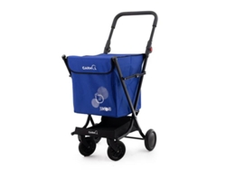 Cesta de Compras Jumbo Ruedas Giratórias Travel GARMOL Rojo