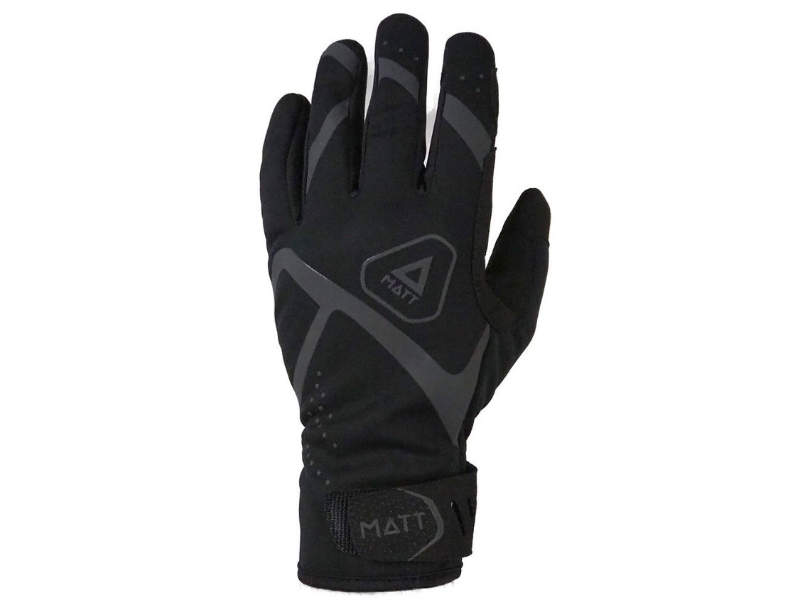 Guantes MATT Luvas Runforfun Preto S Homem