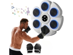 Máquina De Boxeo Bluetooth Para Entrenamiento, Soporte De Pared Para Golpes, Equipo De Música Electrónica - Blanco Henten Home