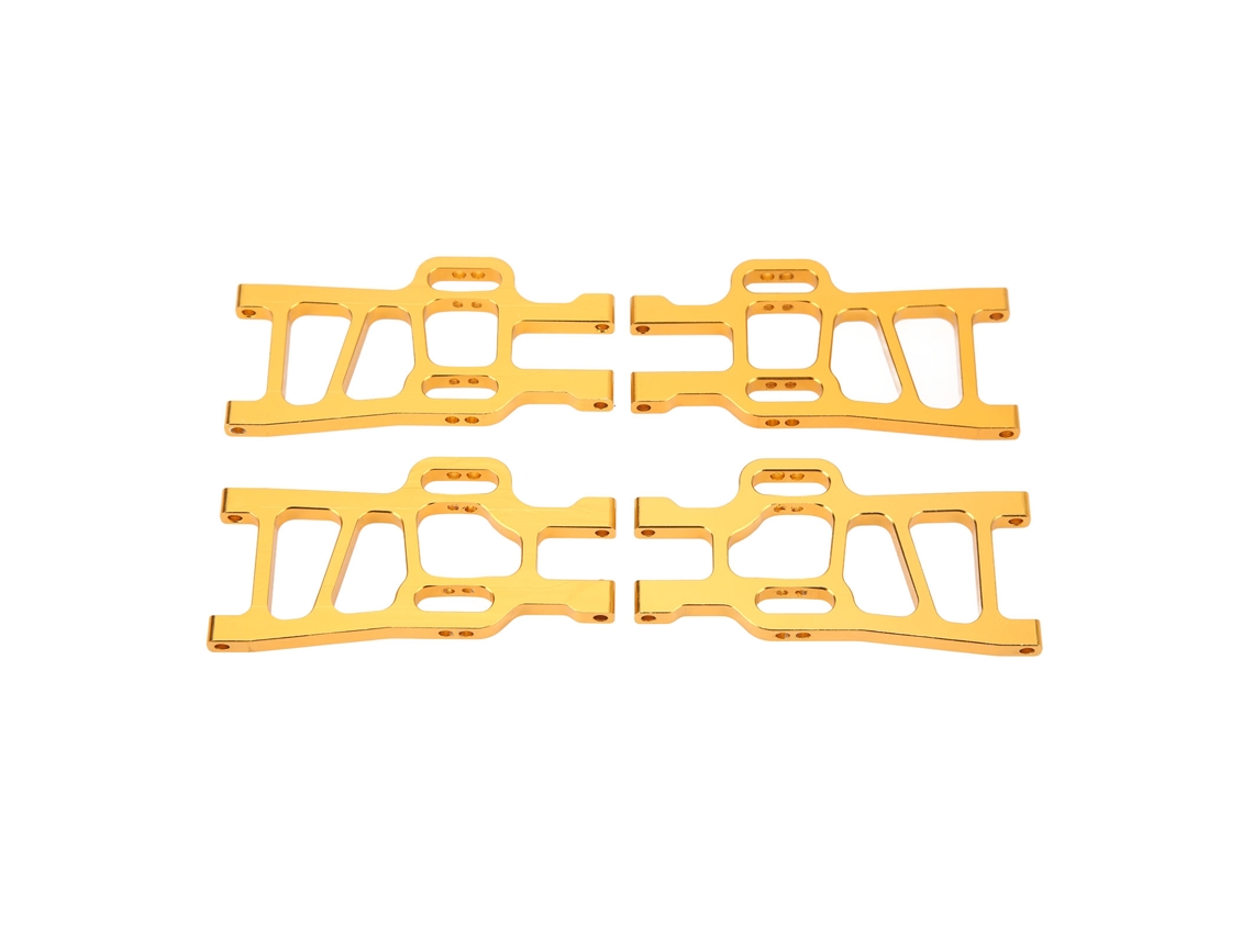 Conjunto De 4 Brazos De Suspensión Delantera Y Trasera De Aluminio Para Coche Rc Hsp Racing 94111 1/10 Repuesto