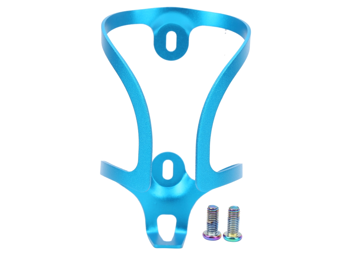 Portabotellas Integrado De Aluminio Para Bicicleta, Ajustable, Para Bicicletas De Montaña, De Carretera Y Otros Modelos - Azul
