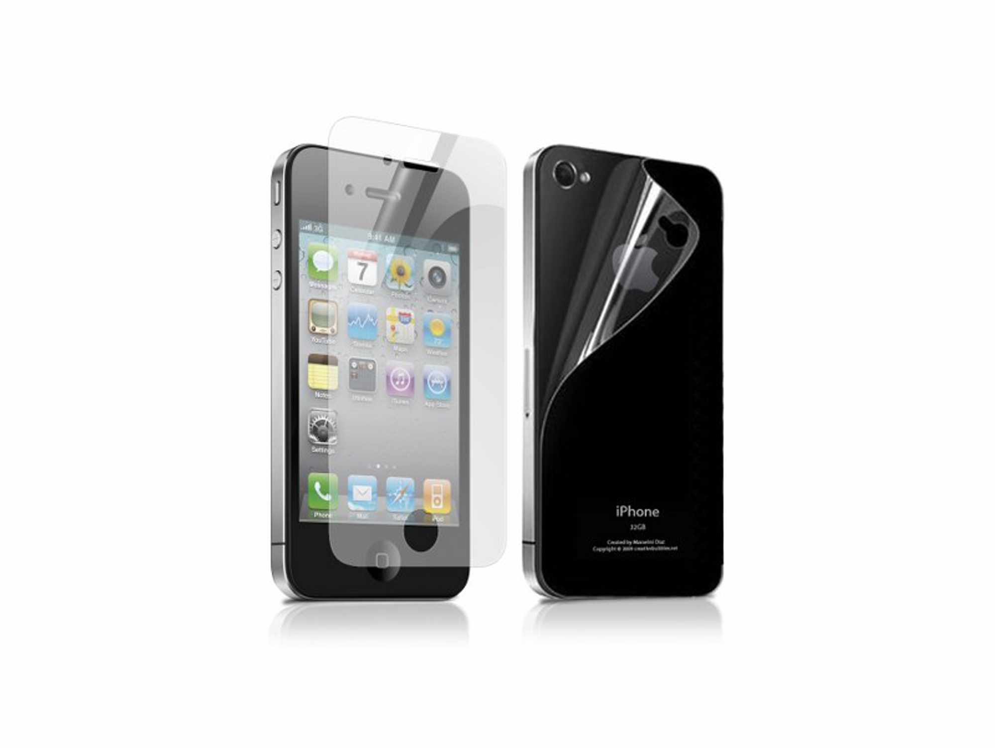 Protector Pantalla Iphone 4 SBS FRONT&BACK