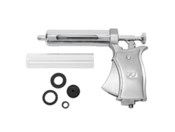 Jeringa Veterinaria Semiautomática Ajustable De 50 Ml Para Vacunación Animal En Agricultura.