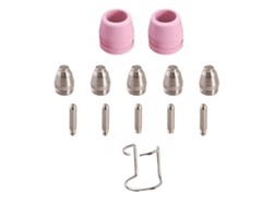 Kit De Consumibles Para Corte Por Plasma: Boquillas, Electrodos, Copas Protectoras Y Soporte.