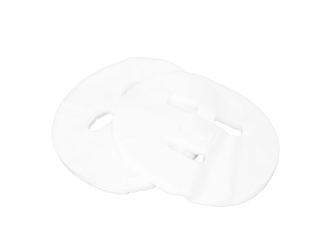 50 Hojas De Papel Mascarilla Facial Desechable De Algodón Para Compresas Húmedas Diy Para Belleza En Casa Y Salones