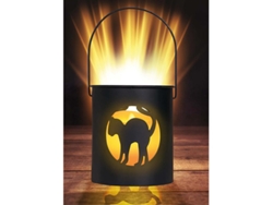 Farol con Led Gato 10x9 cm