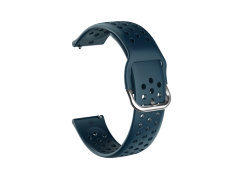Correa de Silicona 22mm orificios redondos transpirables con pasador de liberación rápida para Samsung Galaxy Watch3 45mm SM-R840/Garmin Vivoactive...