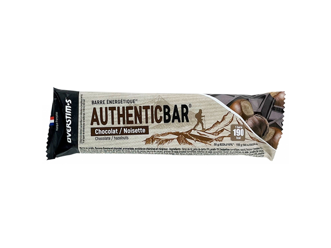 Authentic Bar 50 gSabor : Chocolate Avellana OVERSTIMS