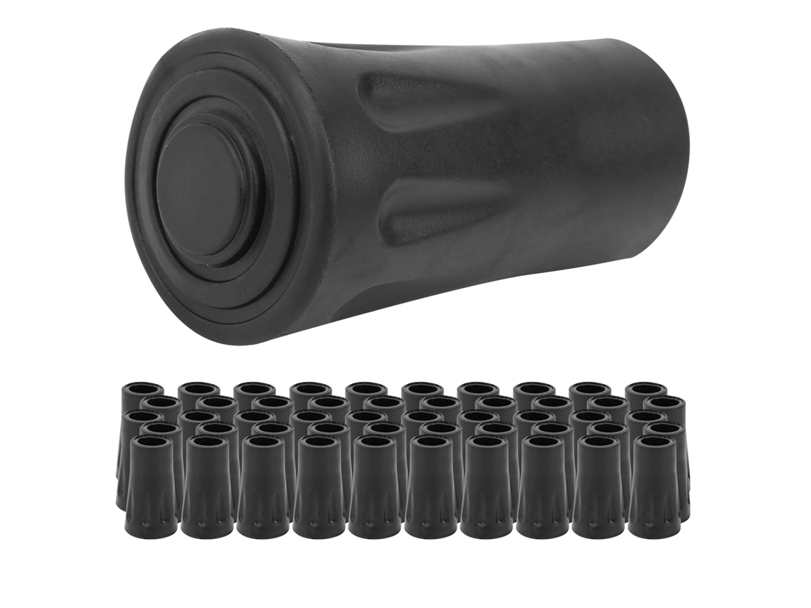 Protectores de punta para bastones de senderismo, 50 unidades, plástico