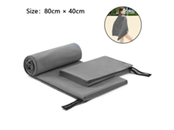 Toalla Kofihety Camping Secado Rápido Ligero Microfibra Gris (23x8x7cm)