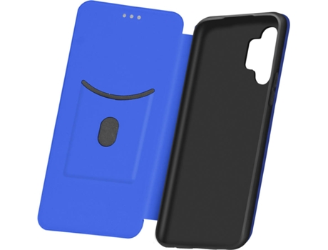 Carcasa Samsung Galaxy A32 5G AVIZAR Cartera Carbono Azul