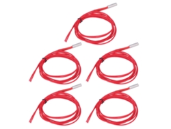 5 resistencias de cartucho de 12 V y 40 W, tubo calefactor de acero inoxidable y cobre para impresora 3D, 6 x 20 mm