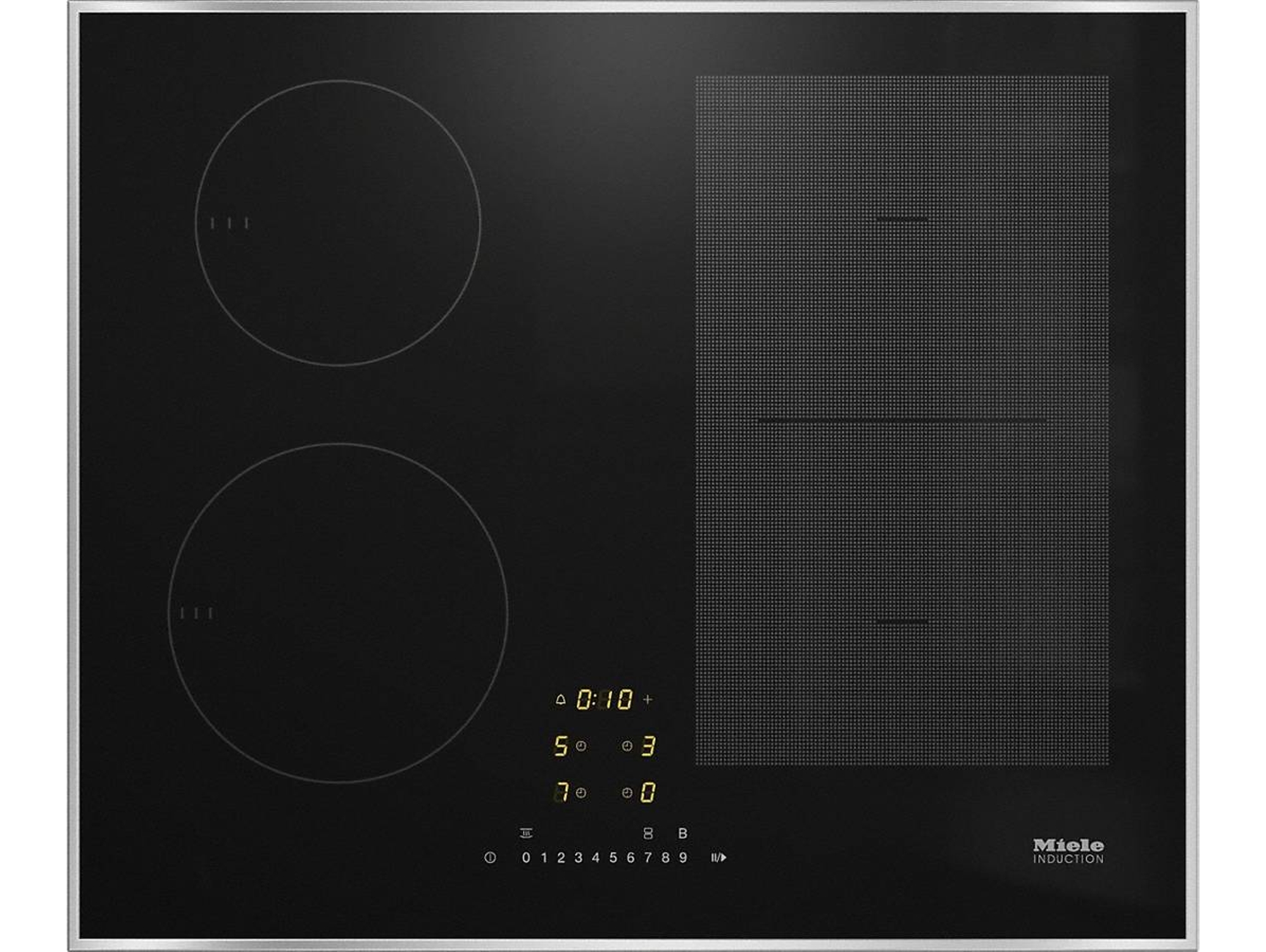 Placa Flex de Inducción MIELE KM 7464 FR (Eléctrica - 62.6 cm - Inox)