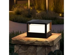 Lámpara De Pie Para Exteriores, Led De 15w, Para Jardín, Fabricada En Aluminio.