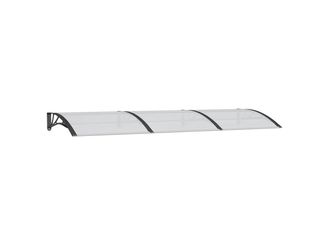Maison Exclusive - Marquesina De Puerta Policarbonato Negro 300x100 Cm