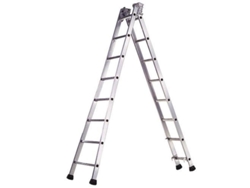 Escalera aluminio industrial pronor 2 tramos 10+10 peldaños