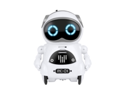 Bolsillo Rc Robot Hablar Diálogo Interactivo Reconocimientos De Voz Grabar Cantar Bailar Blanco Gertiz