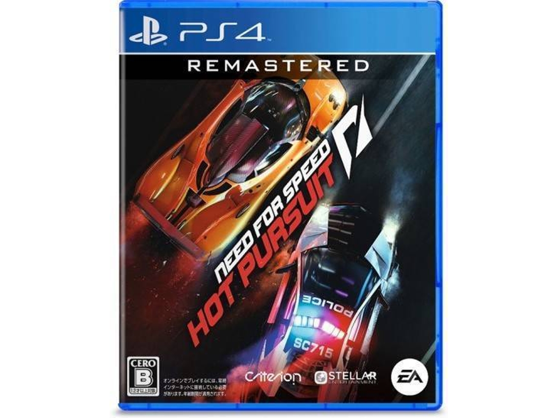 Juego PS4 Need For Speed Hot Pursuit Remastered (Carreras - M12)