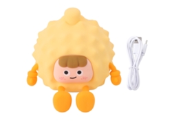 Luz nocturna recargable para bebés, de silicona, con forma de durián, ideal para regalar.