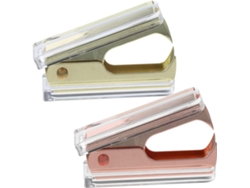 Juego de 2 perforadoras de papel portátiles, accesorio de oficina para manualidades y planificación.