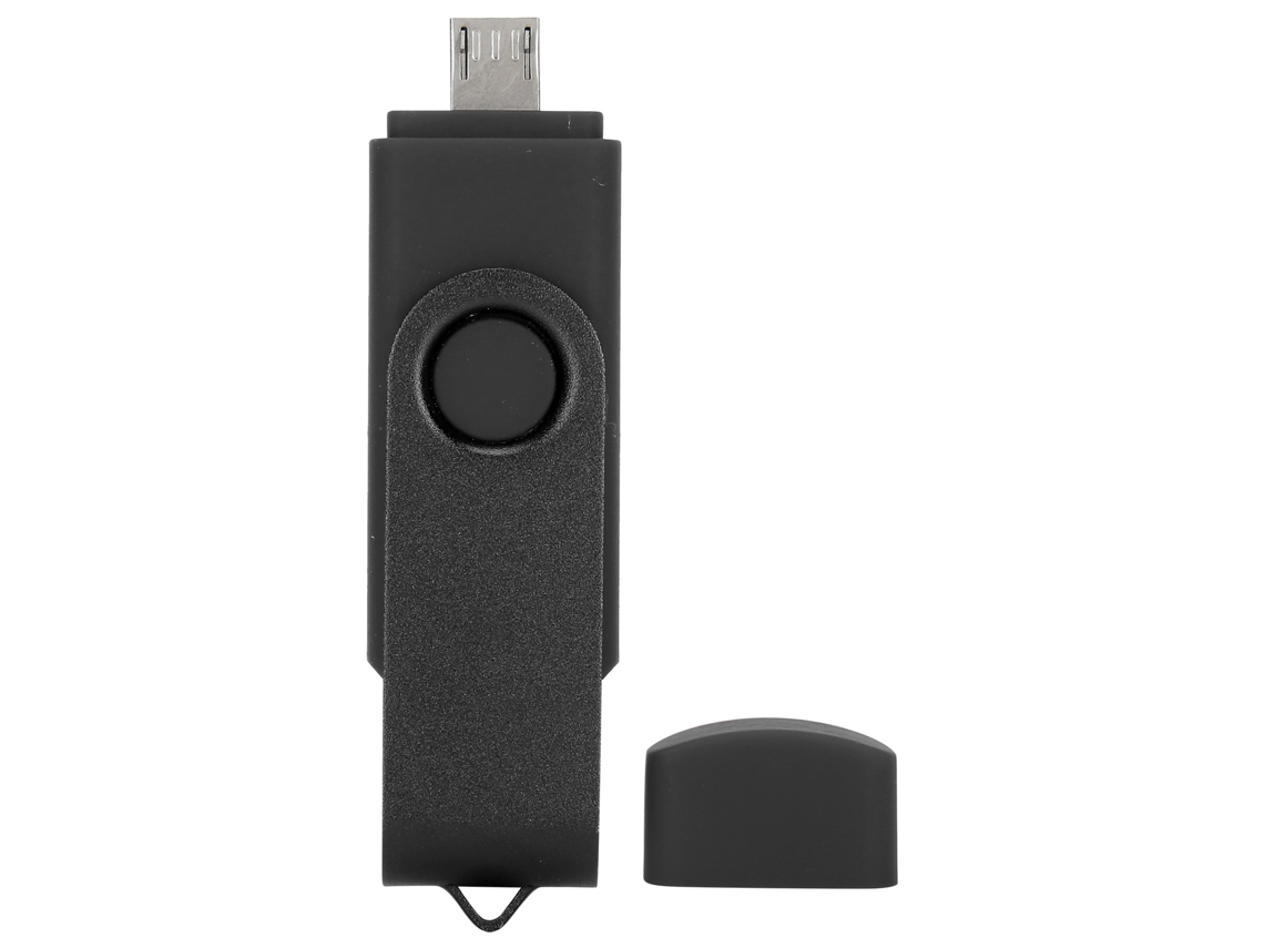 Pendrive Otg Usb 2.0 Micro Usb 64gb Negro Almacenamiento Flash Portátil Cw10040