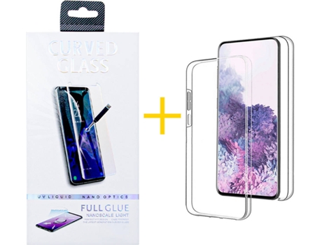 Carcasa + Protector de Pantalla para Samsung Galaxy S22 Plus 5G SKYHE Transparente Claro