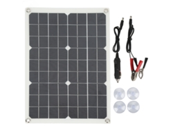 Panel Solar Flexible Monocristalino De 20 W Y 18 V Para Coche, Barco Y Uso En Exteriores - Cargador