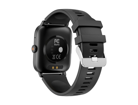 Smartwatch CHRONUS Qs13 Mujeres Reloj Fitness Tracker Call/Atención Con Spo2 para Android Ios Negro