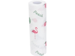 Juego de 50 paños de cocina desechables con estampado de flamencos para lavavajillas. Vayotoy