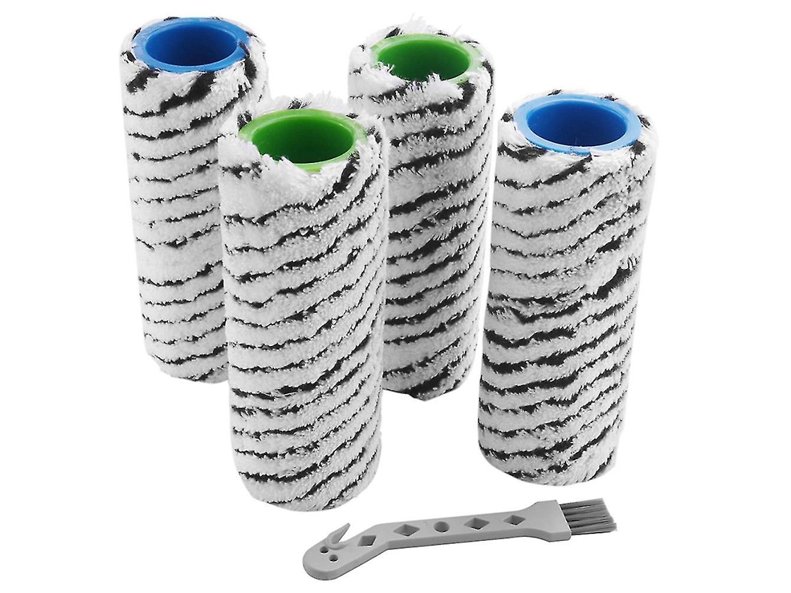 4 cepillos de rodillo compatibles con la aspiradora inalámbrica Karcher FC7.