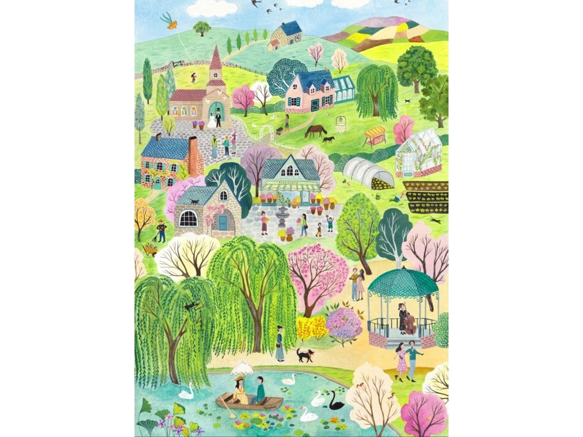 Piezas de Paz Les Beaux Jours Rompecabezas, 1500 piezas coloridas