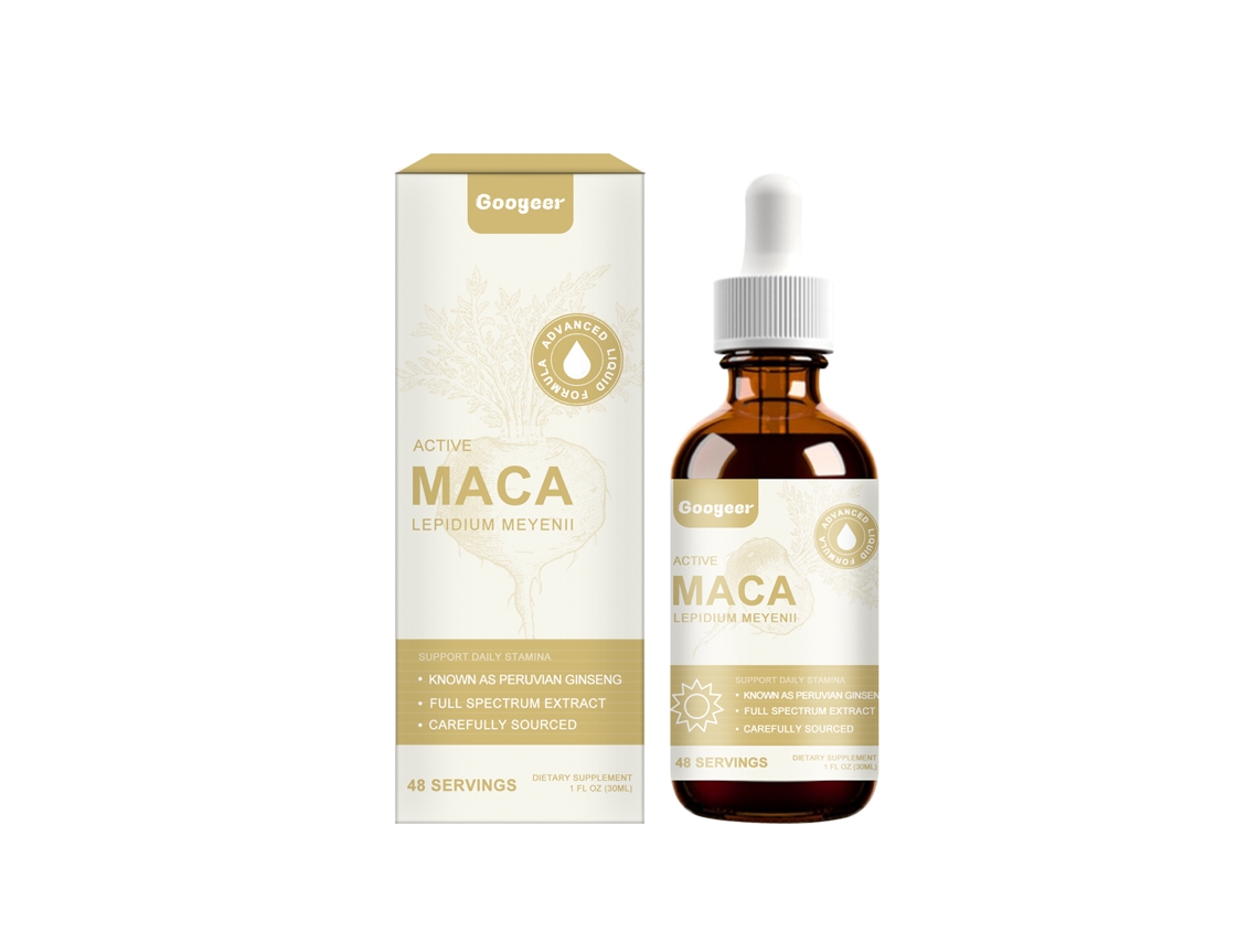 Gotas de Maca Activa, estimulante natural masculino para la energía y el alivio del estrés, 30 ml.